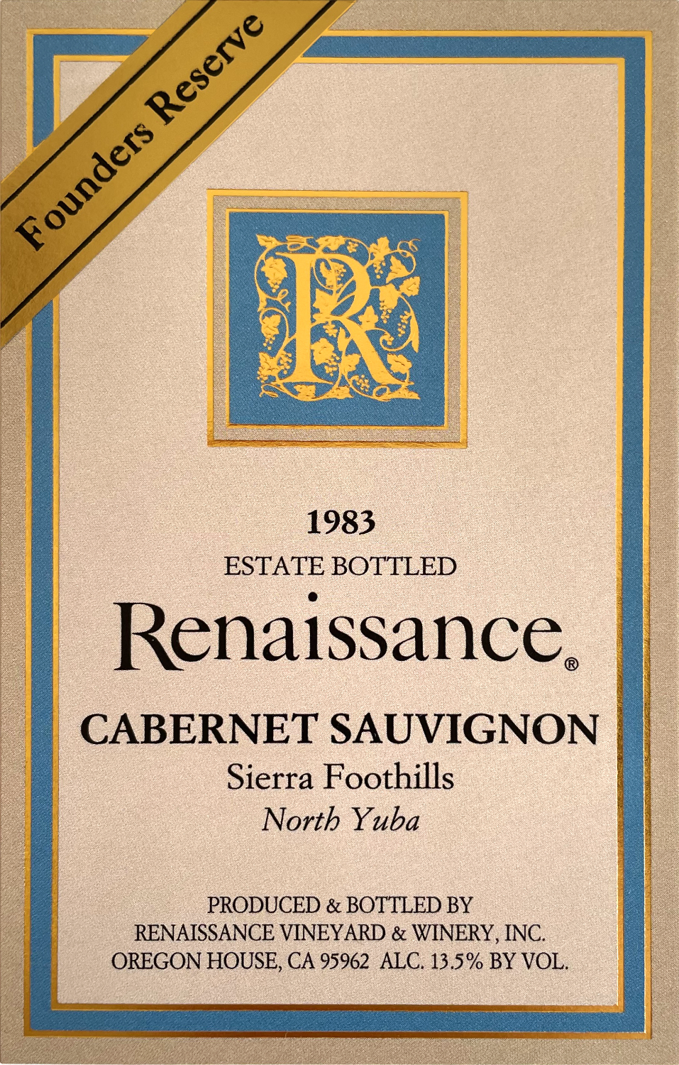 Product Image for 1983 Cabernet Sauvignon Founder's Reserve 750 ml